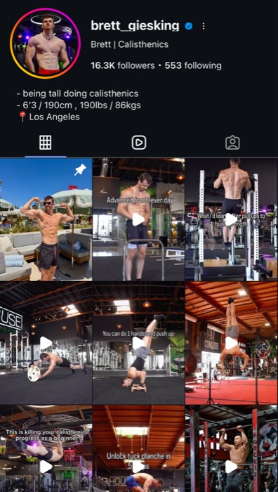 Brett Giesking's Instagram