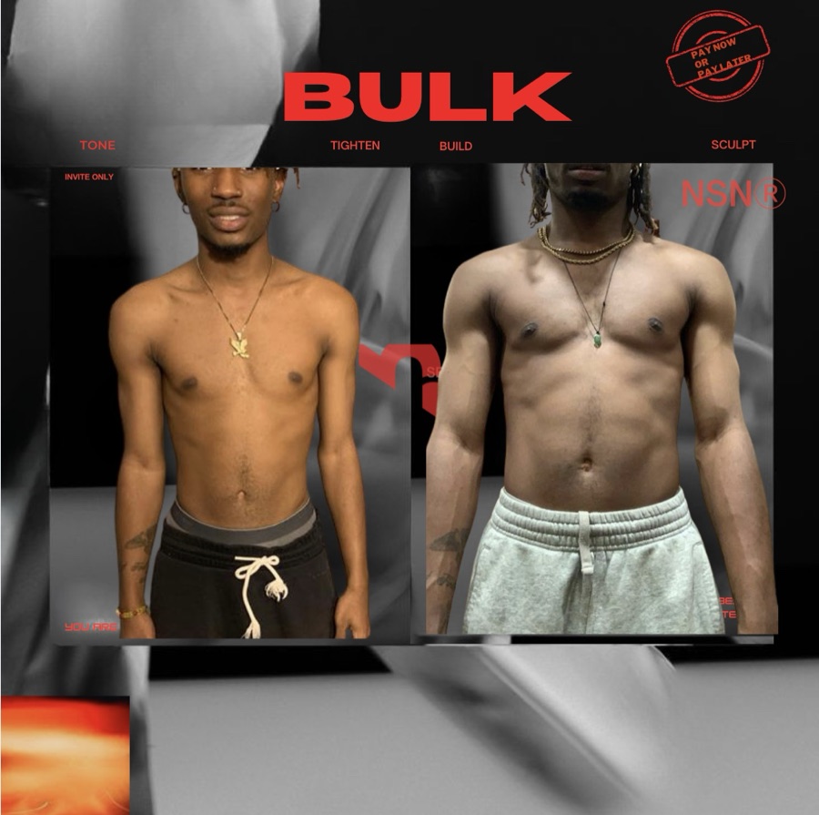 TJ, before and after, bulk